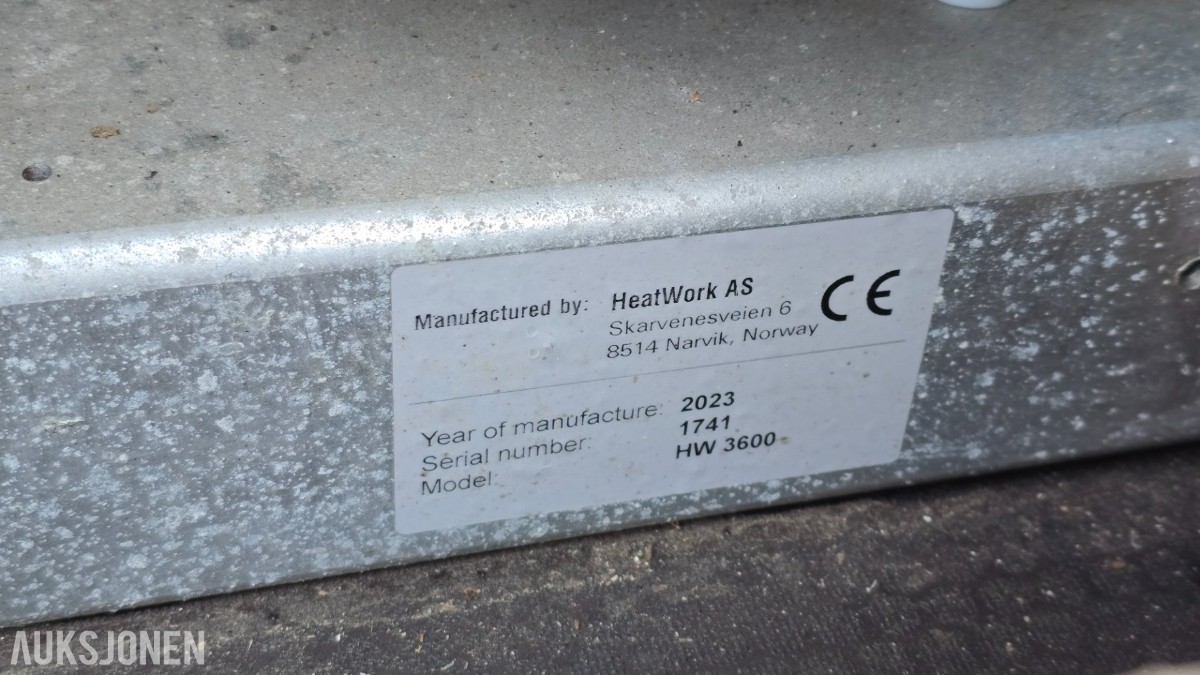 2023 Heatwork FrostHeater HW3600 – 108 kW 