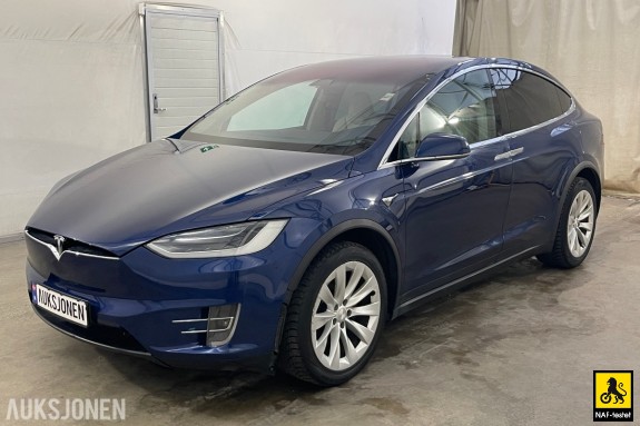 2017 Tesla Model X 75D AWD HENGERFESTE ACC AUTOPILOT PANO LUFT PREMIUM LYD 