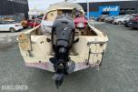 Shetland cabincruiser med Mercury 135 og Gaupen båthenger