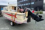 Shetland cabincruiser med Mercury 135 og Gaupen båthenger