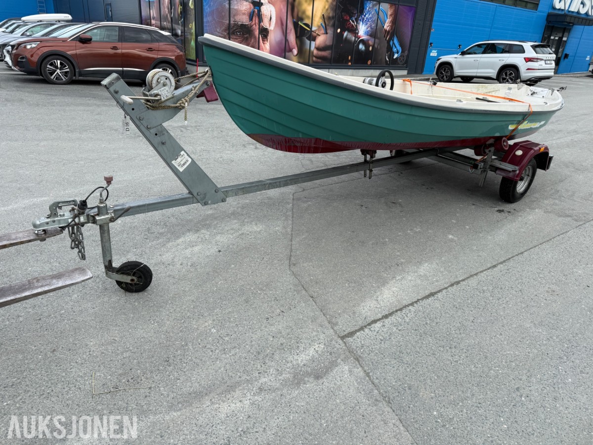 Terhi Saiman 478 cm med Gaupen båthenger – selges samlet