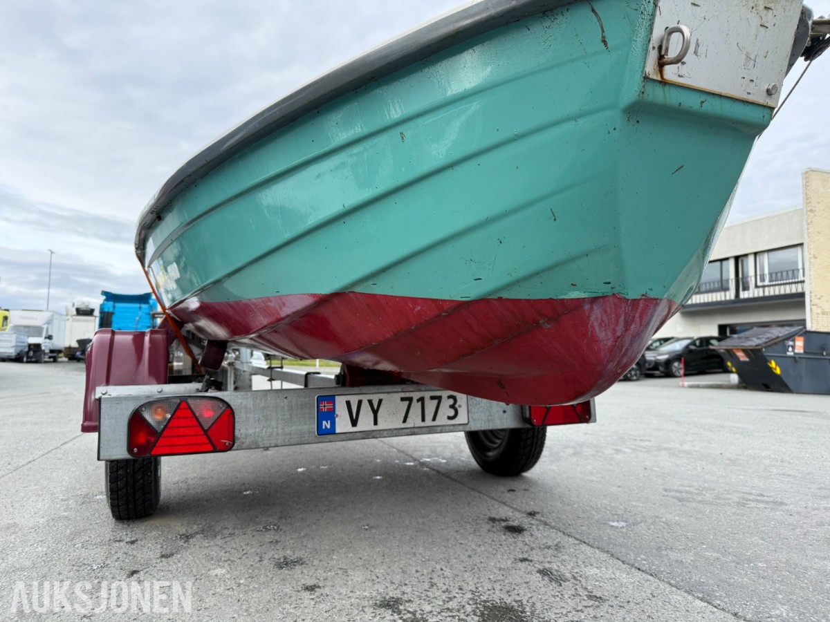 Terhi Saiman 478 cm med Gaupen båthenger – selges samlet