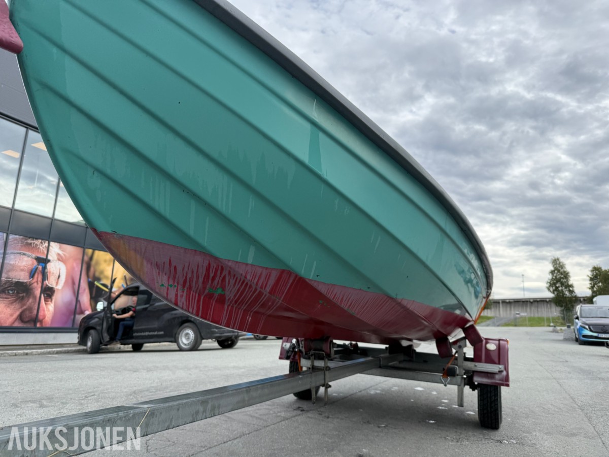 Terhi Saiman 478 cm med Gaupen båthenger – selges samlet