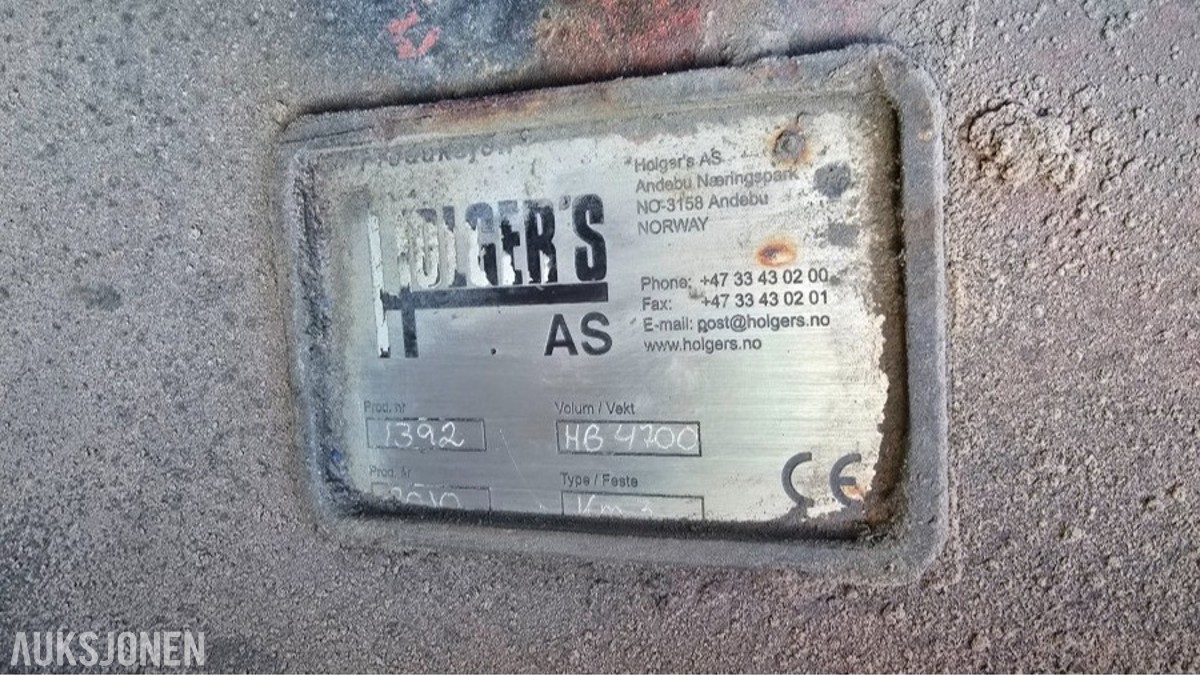 2021 Epiroc HB 4100 B Pigghammer m/KM3 Hammerplate