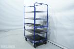 Tralle med 6 hyller - 100×71×180 cm