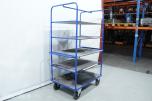 Tralle med 6 hyller - 100×71×180 cm