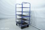 Tralle med 6 hyller - 100×71×180 cm
