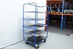 Tralle med 6 hyller - 100×71×180 cm