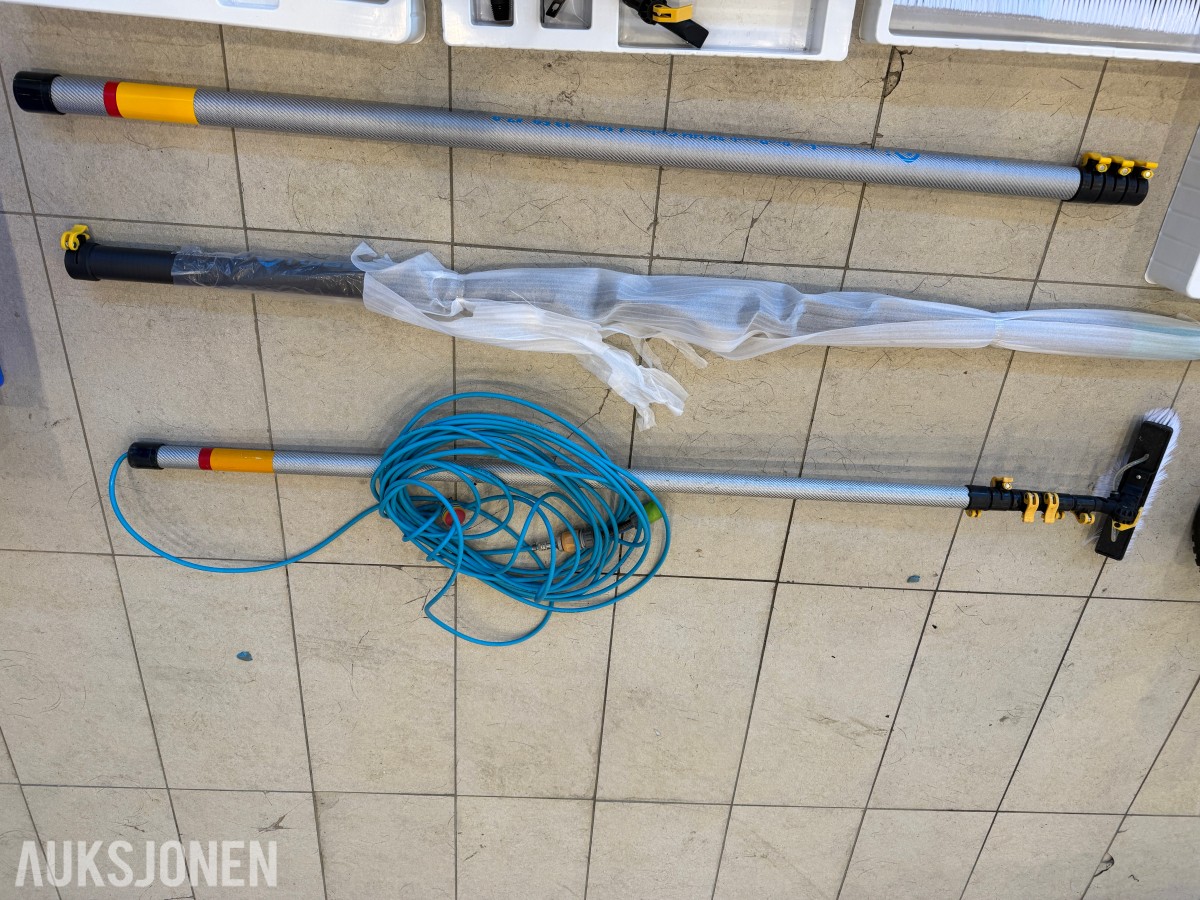 Ionic Systems vinduspyle-/vannrensesystem på tralle