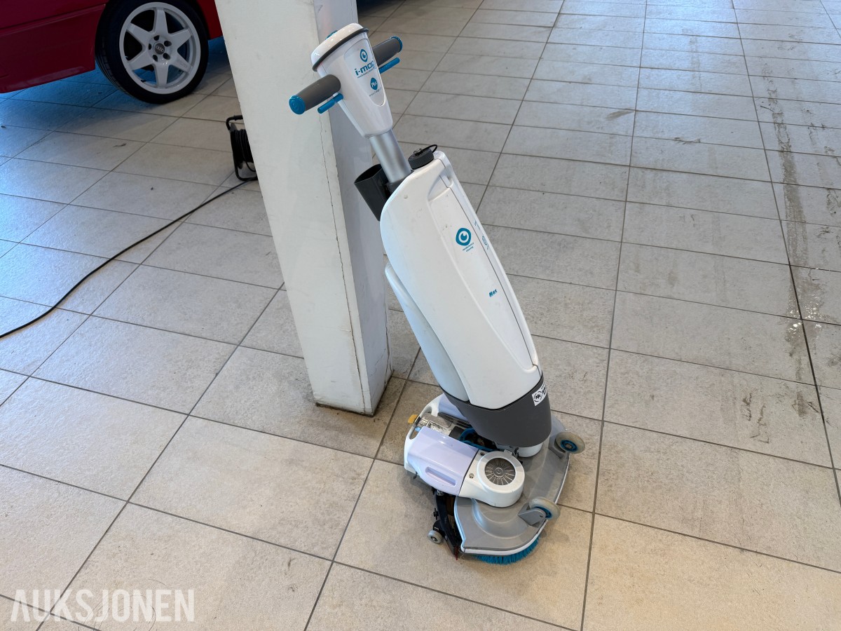 i-mop XL Plus gulvvaskemaskin m/ lader og 4 batteri