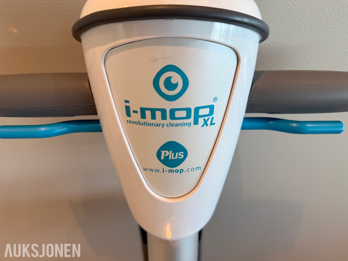 i-mop XL Plus gulvvaskemaskin m/ lader og 4 batteri