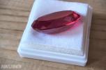 Eksklusiv Oval Rubin  * 61.35 CT *  med sertifikat