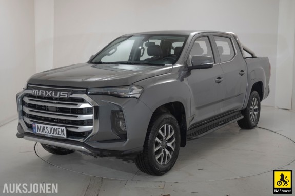 2024 Maxus T90 EV 88 KWH 180HK DOUBLE CAB 5-SETER HENGERFESTE KAMERA SKINN DAB 