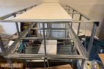 3 stk Galvanisert hyllesystem  med hyller og deler