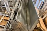 3 stk Galvanisert hyllesystem  med hyller og deler