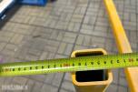 Materialvogn i stål | Truckfeste | Kraftige hjul med brems