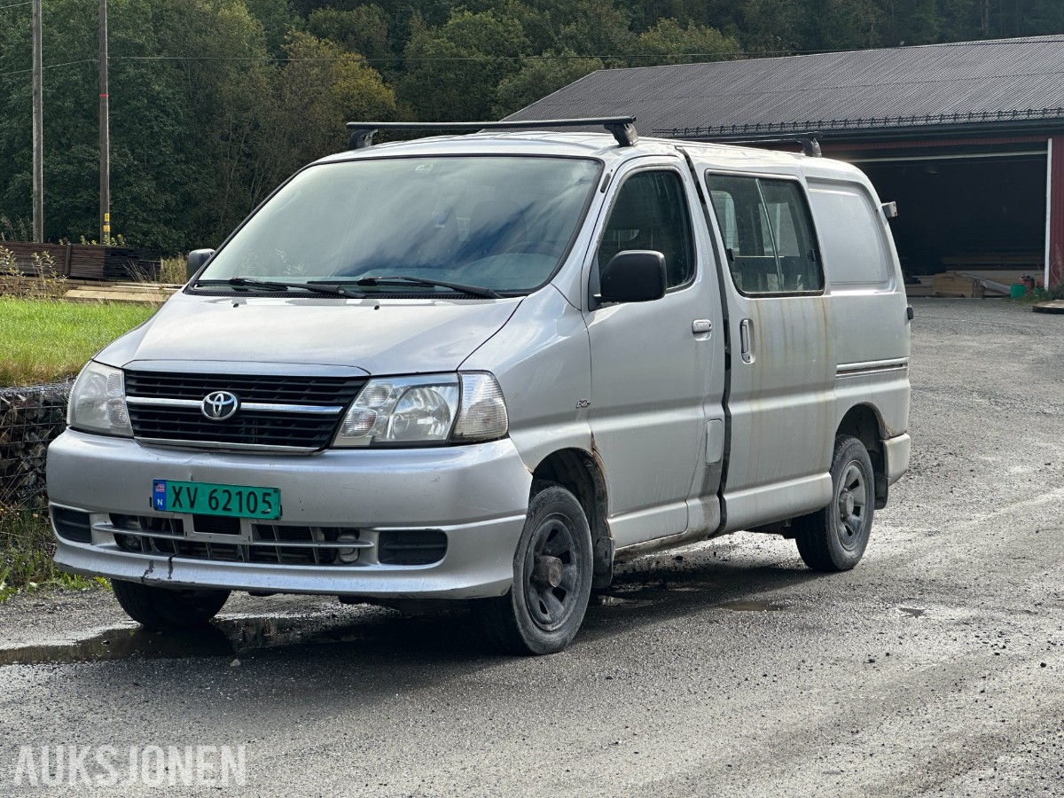2007 TOYOTA HIACE 4WD MANUELL REP OBJEKT
