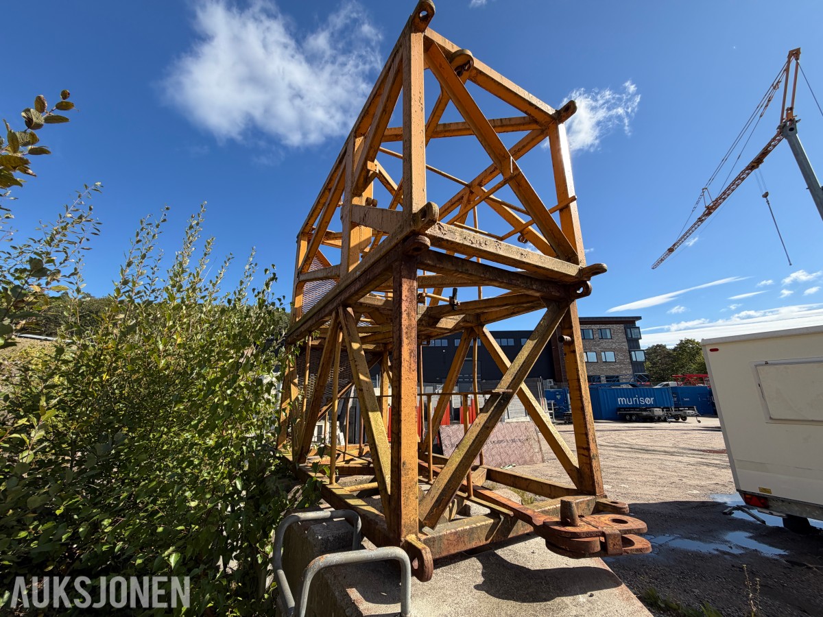 LIEBHERR K63 INNSETTINGSTÅRN / TÅRNFORLENGER / TÅRNSEKSJON - 2STK