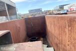 KROKKASSE / KROKCONTAINER - GMM ÅPEN STÅLCONTAINER - DØRER - STIGTRINN