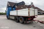 Scania R620 V8 kranbil med HIAB 195-5 kran og 3-akslet henger