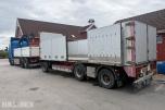 Scania R620 V8 kranbil med HIAB 195-5 kran og 3-akslet henger