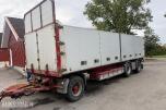 Scania R620 V8 kranbil med HIAB 195-5 kran og 3-akslet henger