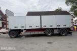 Scania R620 V8 kranbil med HIAB 195-5 kran og 3-akslet henger