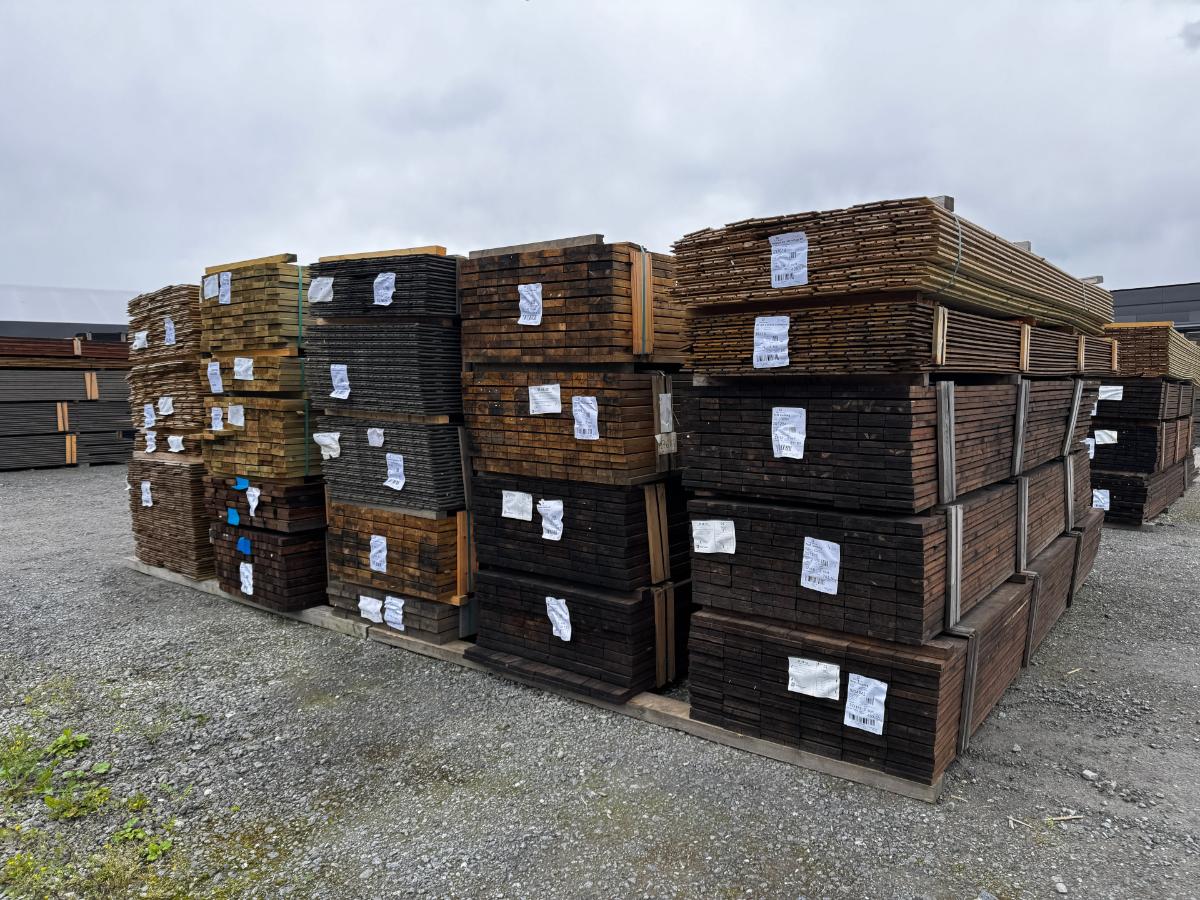 CU impregnert Dobbelfals - Tett- Bordkledning - EP - Furu 19x148 - 1 pakke - Totalt 216 meter