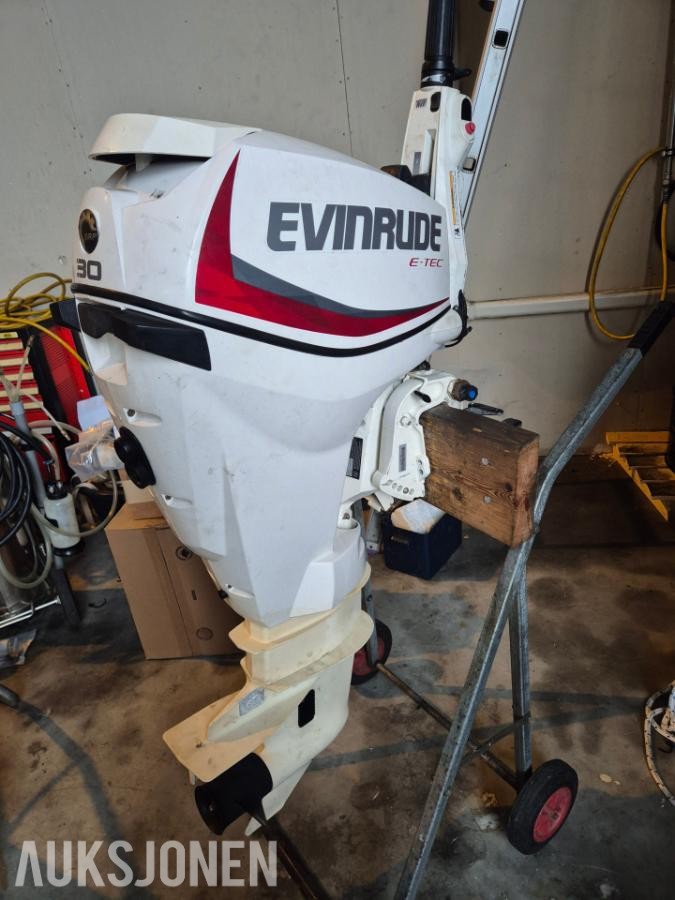 2016 Evinrude 30 E-tec, Lang stamme