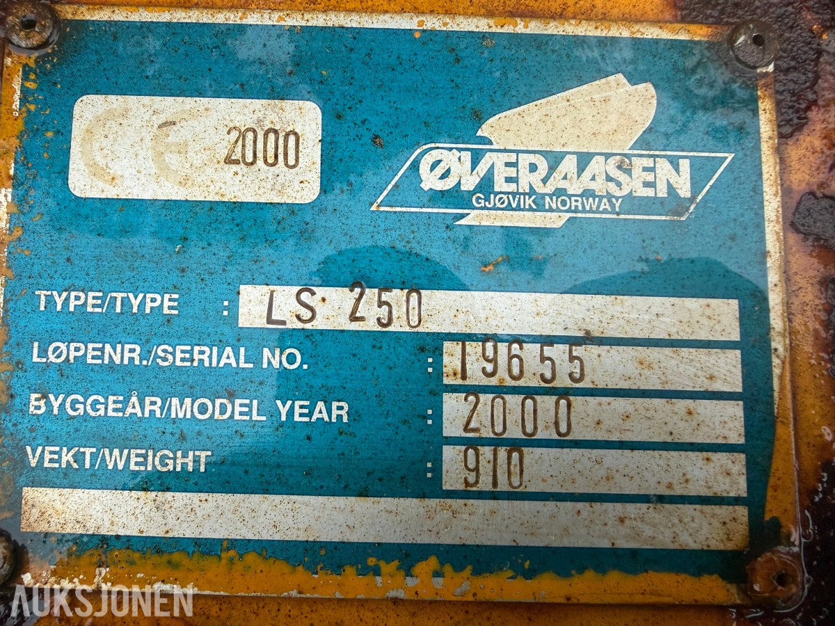2000 Andre Øveråsen brøyteskjær
