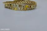 3.21CT DIAMANTARMBÅND I 14K GULL. NATURLIGE DIAMANTER! TAKSTBREV OG SERTIFIKAT!