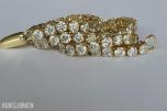 2.86CT DIAMANTARMBÅND I 14K GULL. NATURLIGE DIAMANTER! TAKSTBREV OG SERTIFIKAT!