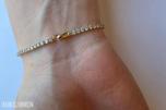 2.86CT DIAMANTARMBÅND I 14K GULL. NATURLIGE DIAMANTER! TAKSTBREV OG SERTIFIKAT!