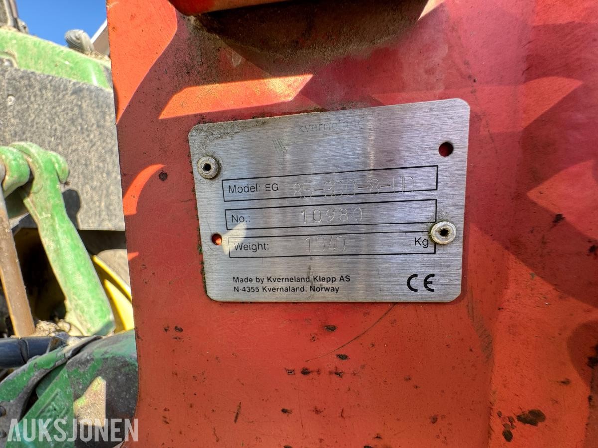 Kverneland FG 85-300-8-HD vendeplog