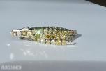 3.28CT DIAMANTARMBÅND I 14K GULL. NATURLIGE DIAMANTER! TAKSTBREV OG SERTIFIKAT!