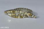 3.28CT DIAMANTARMBÅND I 14K GULL. NATURLIGE DIAMANTER! TAKSTBREV OG SERTIFIKAT!