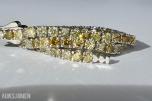 3.28CT DIAMANTARMBÅND I 14K GULL. NATURLIGE DIAMANTER! TAKSTBREV OG SERTIFIKAT!