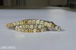 3.28CT DIAMANTARMBÅND I 14K GULL. NATURLIGE DIAMANTER! TAKSTBREV OG SERTIFIKAT!