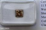 1.00CT LØS PRINCESS DIAMANT. SERTIFIKAT!