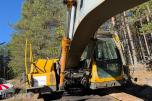 2001 Volvo EC 240LC, Ikke sertifisert, 13348 timer, graveskuffe