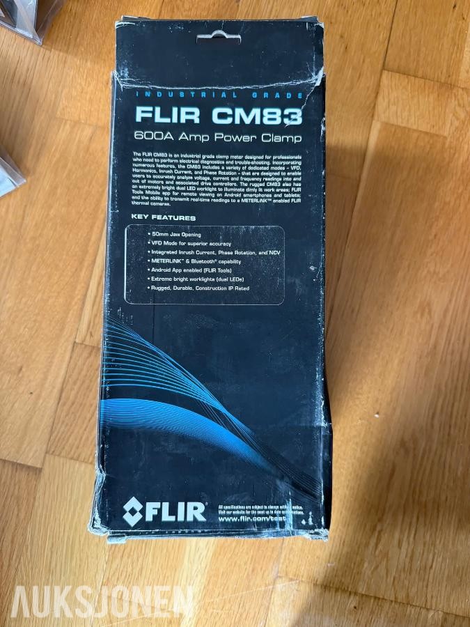 2023 FLIR CM83 600A strømtang