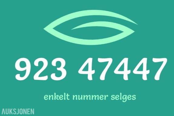Enkelt nr: 923 47447 