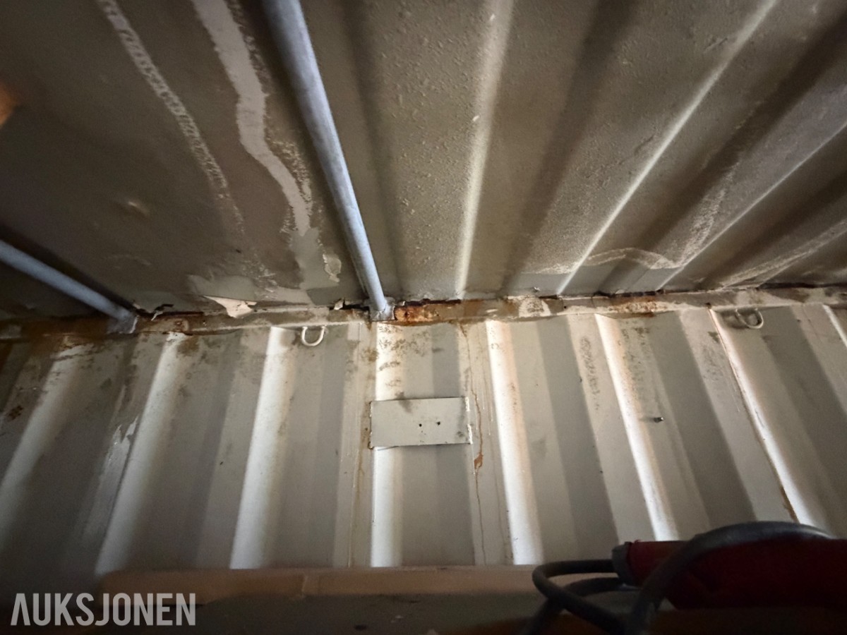 2C Fots Container - Innredet som Verksted/lager