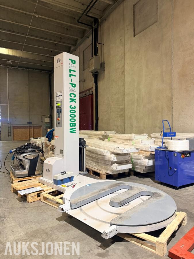Pall-Pack 3000BW pallepakker / strekkfilmmaskin – 2017 – fungerer
