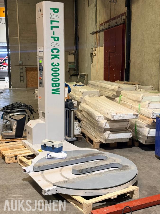 Pall-Pack 3000BW pallepakker / strekkfilmmaskin – 2017 – fungerer