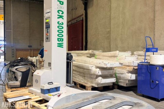 Pall-Pack 3000BW pallepakker / strekkfilmmaskin – 2017 – fungerer