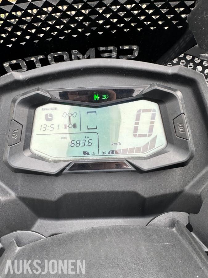 2024 CFMOTO 850 ATV MED HENGER, BRØYTESKJÆR OG SANDSTRØER