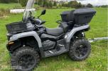 2024 CFMOTO 850 ATV MED HENGER, BRØYTESKJÆR OG SANDSTRØER