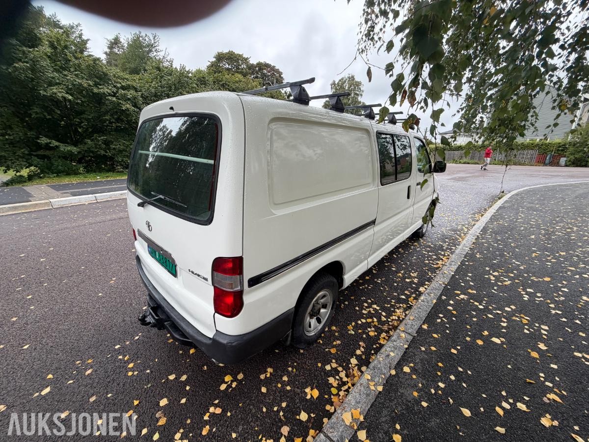 2010 TOYOTA HIACE 2.5 D-4D 4WD HENGERFESTE EU OK TIL 09.2028