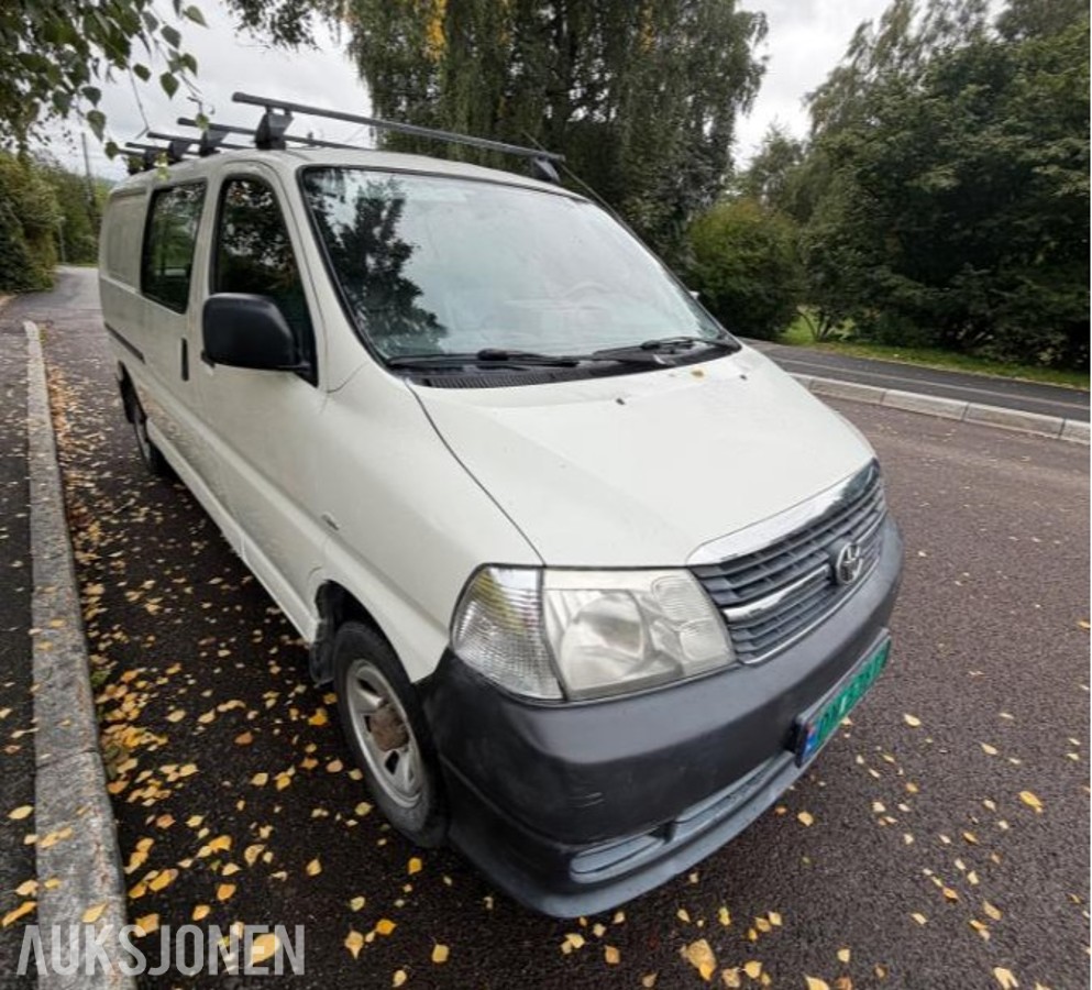 2010 TOYOTA HIACE 2.5 D-4D 4WD HENGERFESTE EU OK TIL 09.2028